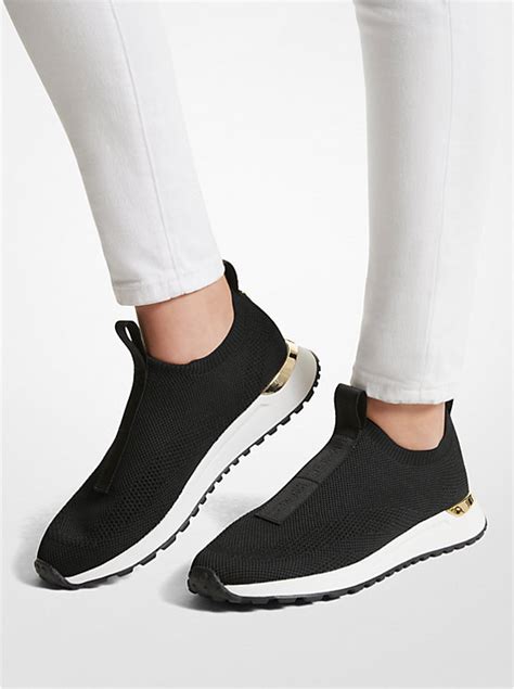 michael michael kors women's bodie slip on sneakers|Michael Kors black sneakers women's.